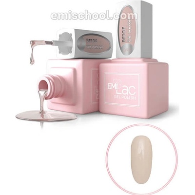 E.MiLac gel lak CW Beige de Neige 095 9 ml