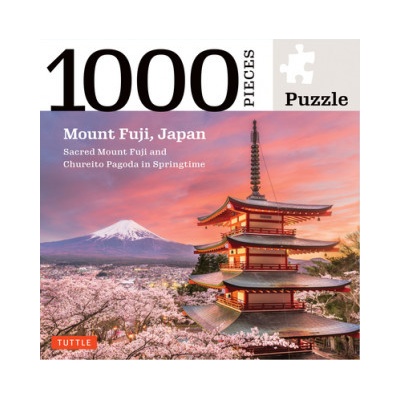 Jigsaw Japan's Mount Fuji in Springtime Tuttle Publishing 1000 dílků