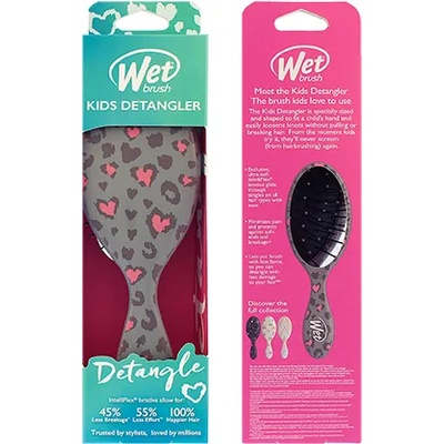Wet Brush Kids Detangler Четка за коса Leopard