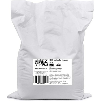 Život bez lepku Pohanka kroupa 5 kg