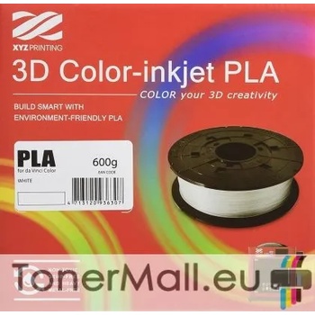 XYZprinting Консуматив за 3D принтер XYZprinting Color RFPLFXEU00C, 1.75mm, COLOR-INKJET PLA, Бял