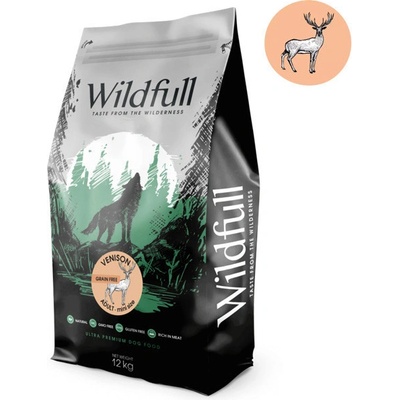 Wildfull Dog Adult Mini Size GF Venison & Pumpkin 12 kg