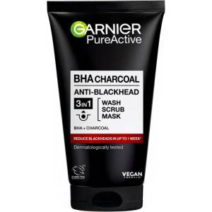 Garnier Pure Active Charcoal почистващ гел 3 в 1 против черни точки 150ml