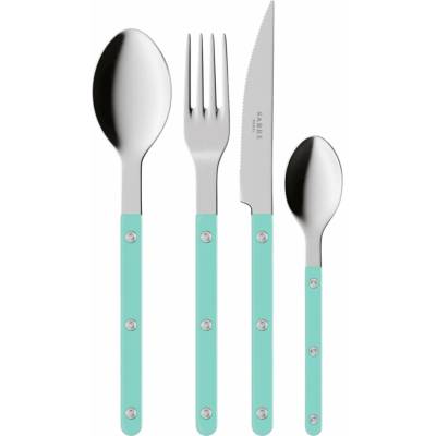 Sabre Paris Sada príborov Bistrot Brillant Turquoise 4 ks
