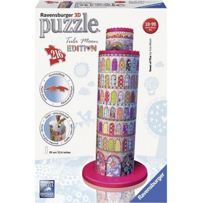Ravensburger 3D puzzle Šikmá věž v Pise Tula Moon 216 ks