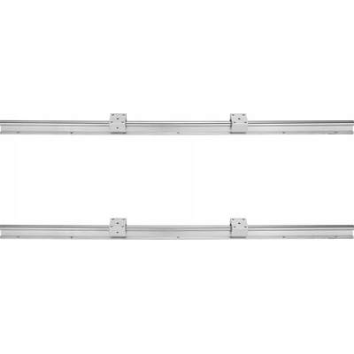 SucceBuy Lineární vedení Lineární lišta 2 KS SBR20-1200MM 1200x90x36.3MM