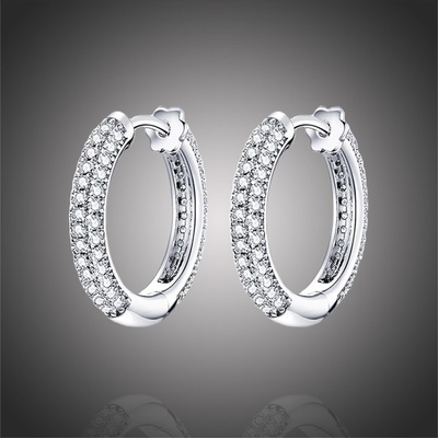 Grace Silver Jewellery stříbrné se zirkony Catalina E-BSE300-1 stříbrná