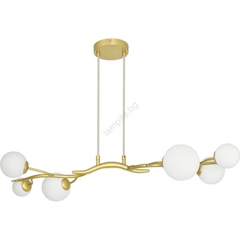 Brilagi - LED Пендел MISTEL 6xG9/3W/230V златист/бял (BG1778)