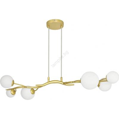 Brilagi - LED Пендел MISTEL 6xG9/3W/230V златист/бял (BG1778)