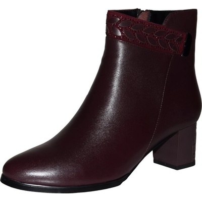 Ladies dámská kotníková obuv XR708-DA241-Y007BL-1 vínová