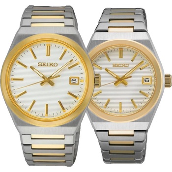 Seiko Комплект часовници за двойки Seiko SUR558P1-SUR578P1 (SUR558P1-SUR578P1)