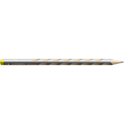 Stabilo Easycolours silná trojhranná stříbrná barevná tužka pro leváky 331 805 6
