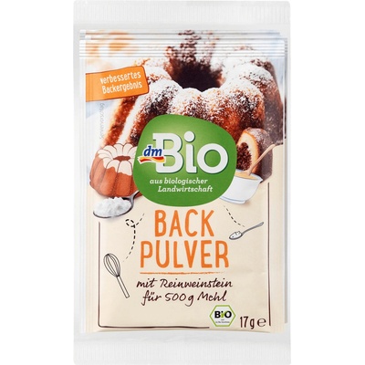 dmBio bio kypřící prášek do pečiva 4 x 17 g