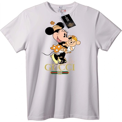 NOONEBRAND Minnie & Baby Mouse Gucci Тениска - XXS, Black
