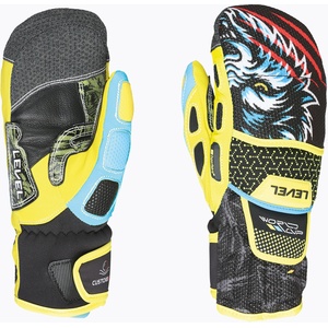 Level Детски скиорски ръкавици Level Worldcup Jr Cf Mitt yellow/blue