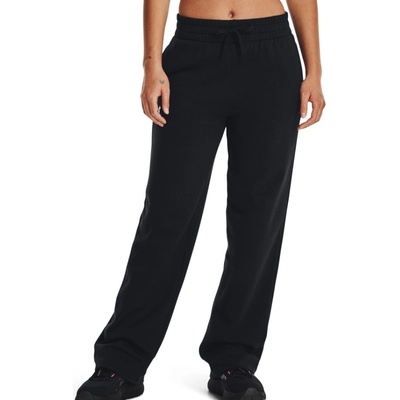 Under Armour nohavice UA rival flc straight pant 1381847-001 black