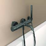 Ideal Standard Смесител за вана и душ Ideal Standard Atelier Joy Magnetic Grey с душ комплект (BC787A5)