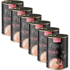 Dolina Noteci Консерва Piper Cat Adult с сьомга 6 x 400 г