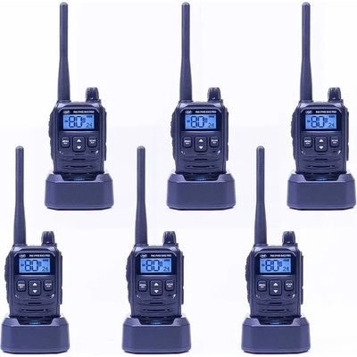 PNI PNI-R45-6 Hybrid DMR PMR446 Radio Kit 6-Pack USB-C 2000mAh (PNI-R45-6)