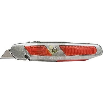 MTX Нож макетен, 18 mm, изтеглящо се острие, отделение за остриета, метален корпус MTX MASTER