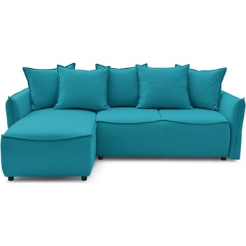 Bobochic Тюркоазен ъглов разтегателен диван (ляв ъгъл) Leon - Bobochic Paris (101014)