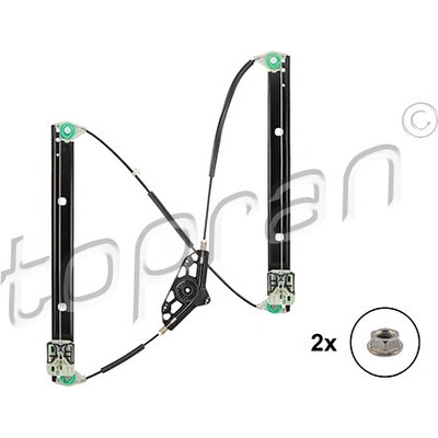 TOPRAN Mechanizmus zdvíhania okna 117233