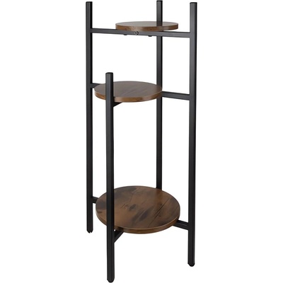 Ruhhy 25627 Stojan na květiny 81 x 27 x 27 cm hnědý – Zboží Dáma
