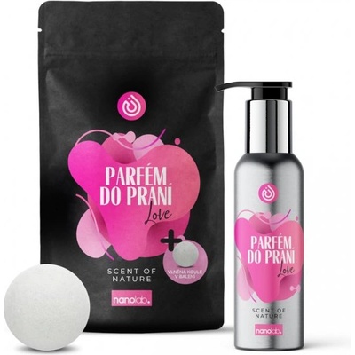 Nanolab parfém do prania aj sušičky Love 300 ml + vlnená guľa