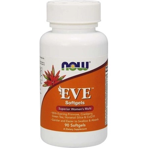 NOW Мултивитамини за жени EVE Woman, 90 дражета (NF3802)
