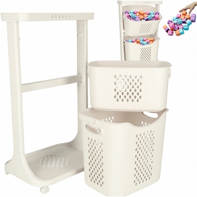 INKA Organizér s 2 boxy na kolečkách 77,5 cm x 44 cm x 32 cm