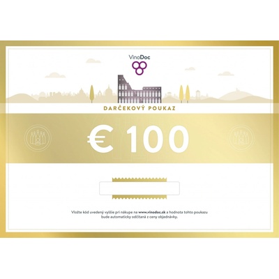 Darčekovy poukaz 100 €