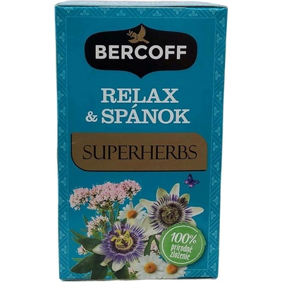 Bercoff Bylinná čajová směs RELAX&SPÁNEK 20 x 1,5 g