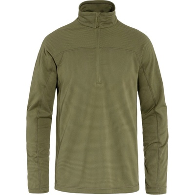 FJÄLLRÄVEN Abisko Lite Fleece Half zip M green