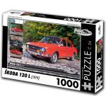Retro cars - Puzzle Škoda 120 L (1979) - 1 000 piese