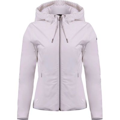 Lasse Kjus Дамско поларено яке Lasse Kjus Women's Elevation Hood Jacket Fleece jacket - White - размер 40 (EU) (105-6497-0114)