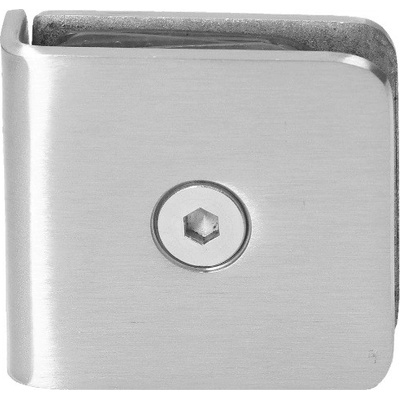 Svorka skla mezi stěnu a sklo, sklo 8-10mm, AISI304
