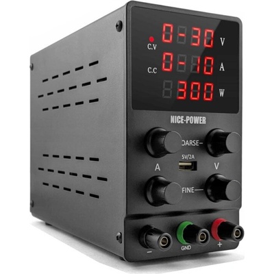 Laboratorní zdroj Nice-Power SPS3010 0-30V/0-10A černý