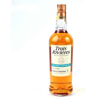 TROIS RIVIERES AMBRE AGRICOLE 40% 0,7 l (holá láhev)