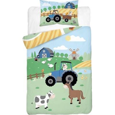Detexpol Bambusové obliečky Farma blue Bambus100 cm x 13540 x 60 cm