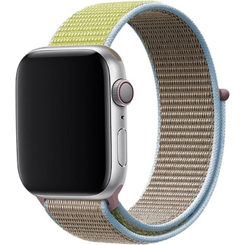 Eternico Airy pro Apple Watch 38mm / 40mm / 41mm Biscuit Gold and Blue edge AET-AWAY-BiGoB-38