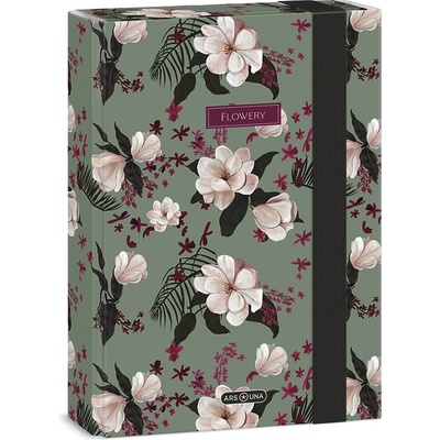 Ars Una Кутия за документи ARS UNA A/5 Flowery Green 5535 (50865352)