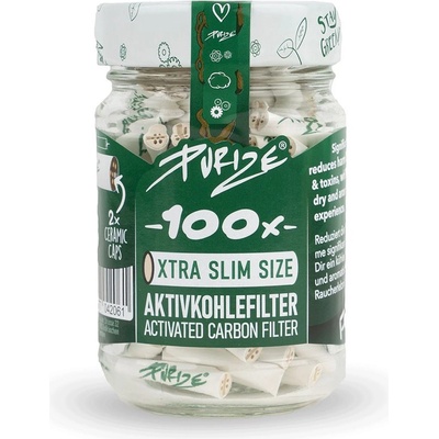 Purize xtra slim 5,9 mm filtre biele sklo 100 ks