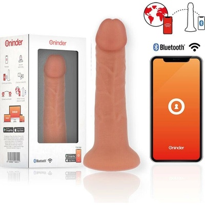 Oninder Large Bogotá Dildo 9 Speeds Natural 22 Cm -O- 4.5 Cm Free App