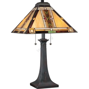 Elstead Lighting Quoizel QZ-NAVAJO-TL-VB - Настолна лампа Tiffany NAVAJO 2xE27/60W/230V (ED0855)