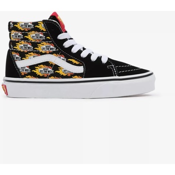 Vans Flame Logo Repeat Sk8-Hi Спортни обувки детски Vans | Cheren | Момчешки | 30