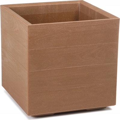 Kadax Květináč 40 x 40 x 39 cm plast béžový