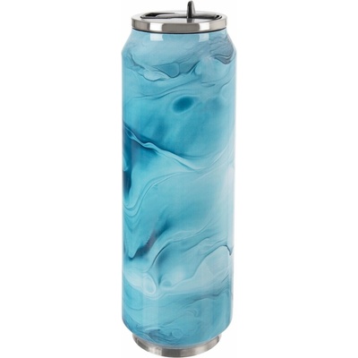 Orion Termoska plechovka nerez 700 ml mramor tyrkysová