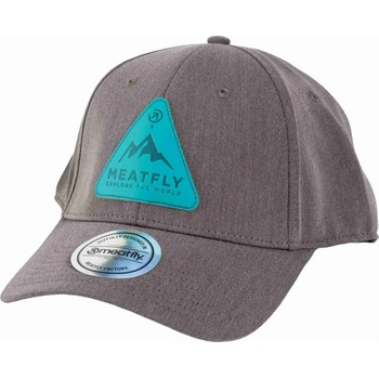 Meatfly шапка с козирка Ethan Flexfit Grey Peak | Сива | Meatfly | Siv | МЪЖЕ | ONE SIZE