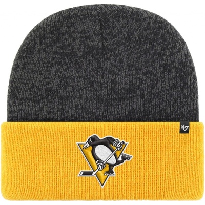 47 Brand Two Tone Brain Freeze Cuff Knit NHL Pittsburgh Penguins
