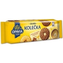 Opavia Zlaté Kolečka s máslovou příchutí polomáčené sušenky 146 g